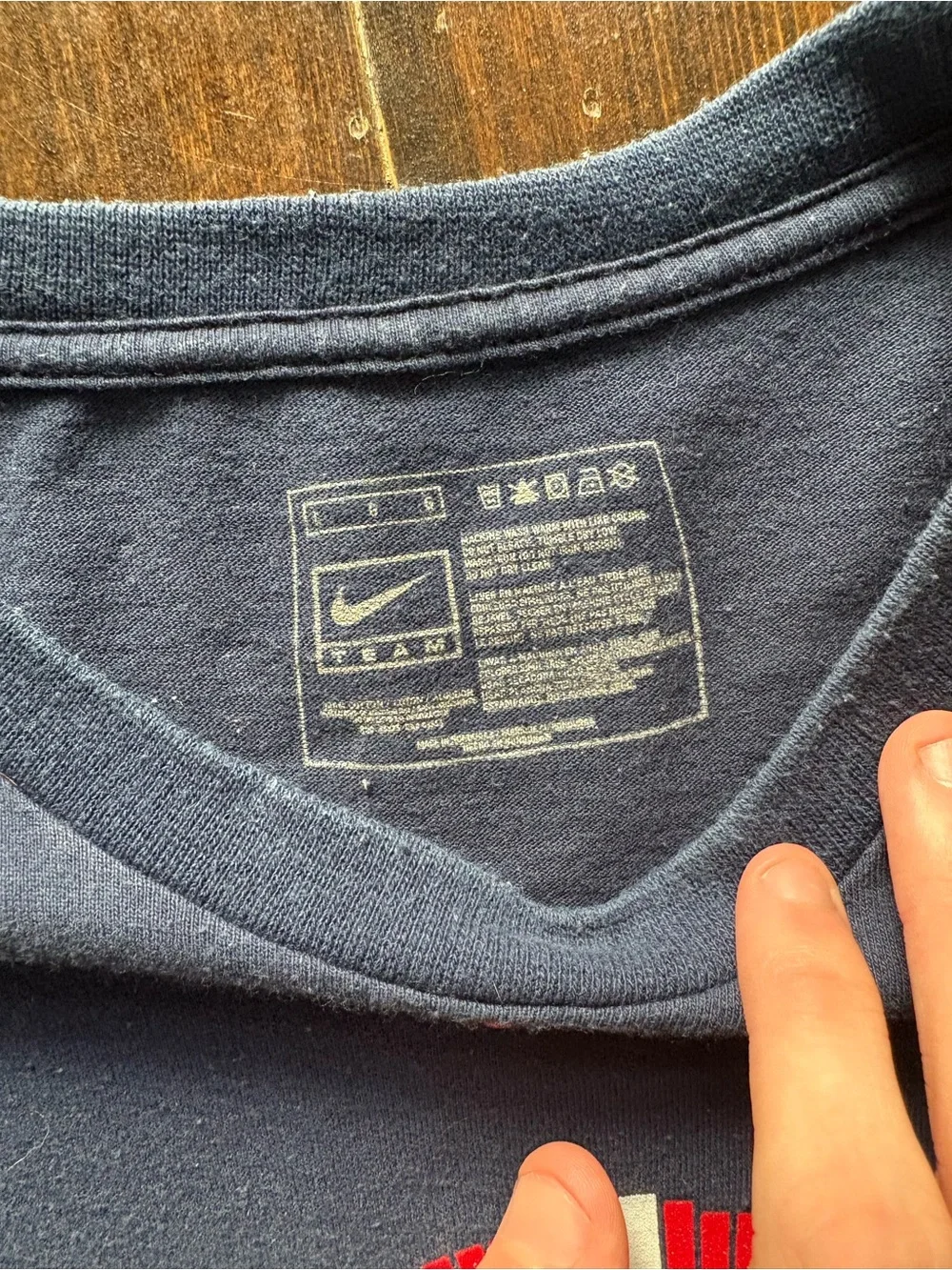 Vintage Nike Men's Navy 'The Faithful Are Rewarded' Boston Red Sox Graphic Tee